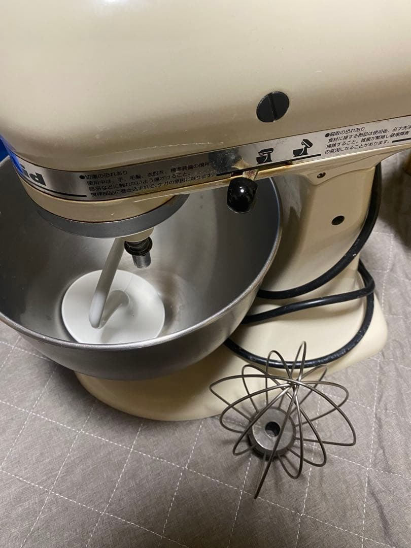 KitchenAid スタンドミキサー クリーム色