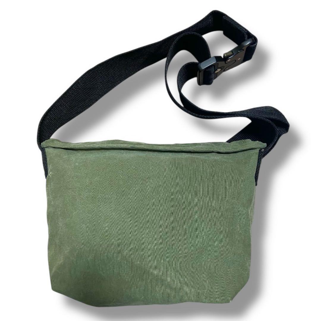 【鬼レア・再構築・USAテント生地使用】 レイドバック ショルダーバッグ カーキ