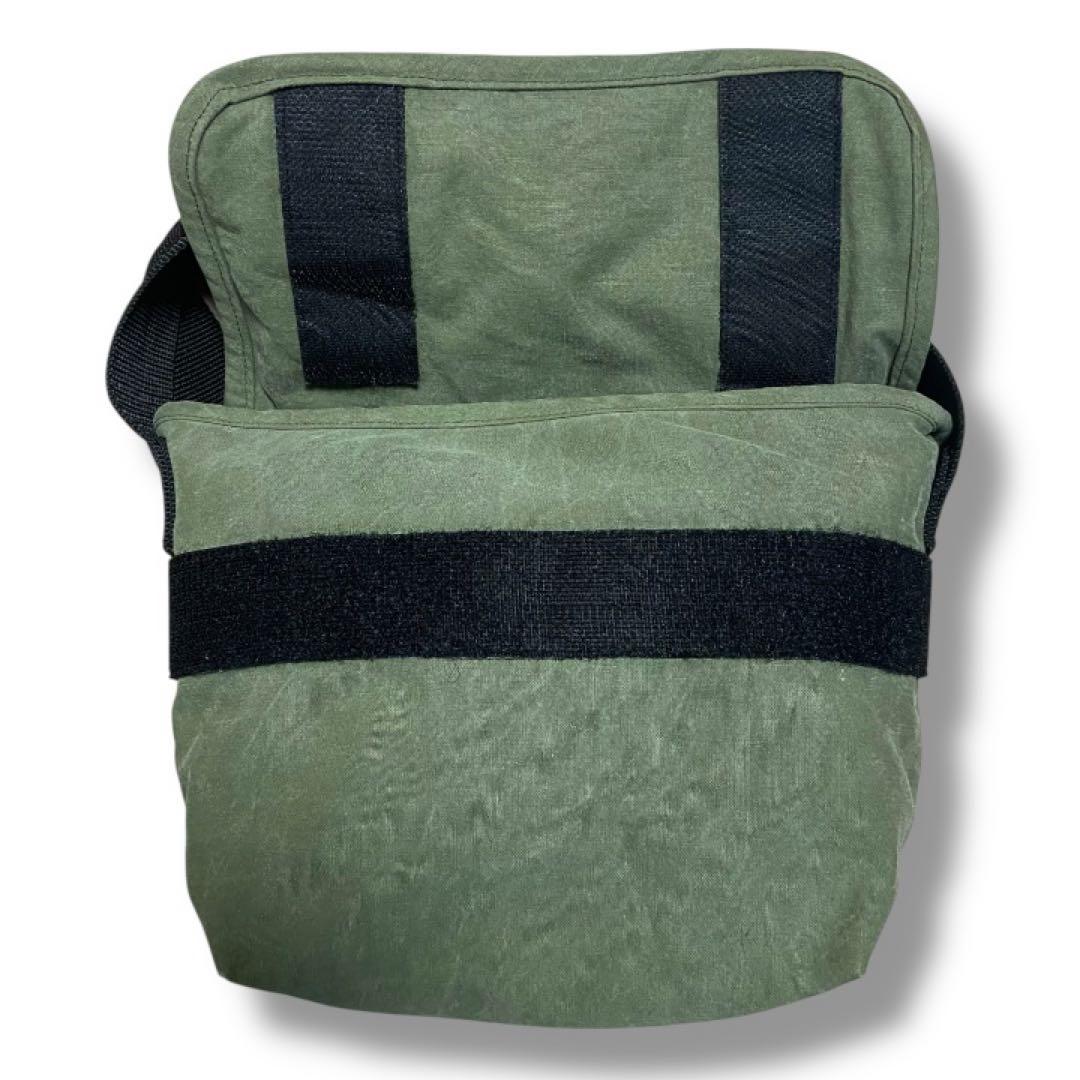 【鬼レア・再構築・USAテント生地使用】 レイドバック ショルダーバッグ カーキ