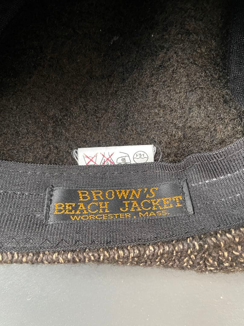 室内試着のみ FULLCOUNT BROWN'S BEACH CASQUETTE