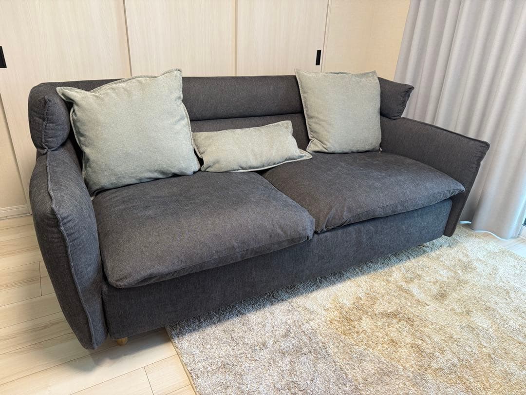 ニトリ 3人掛けソファ ソファベッド ソフティーナ【送料込み】【値下げしました】