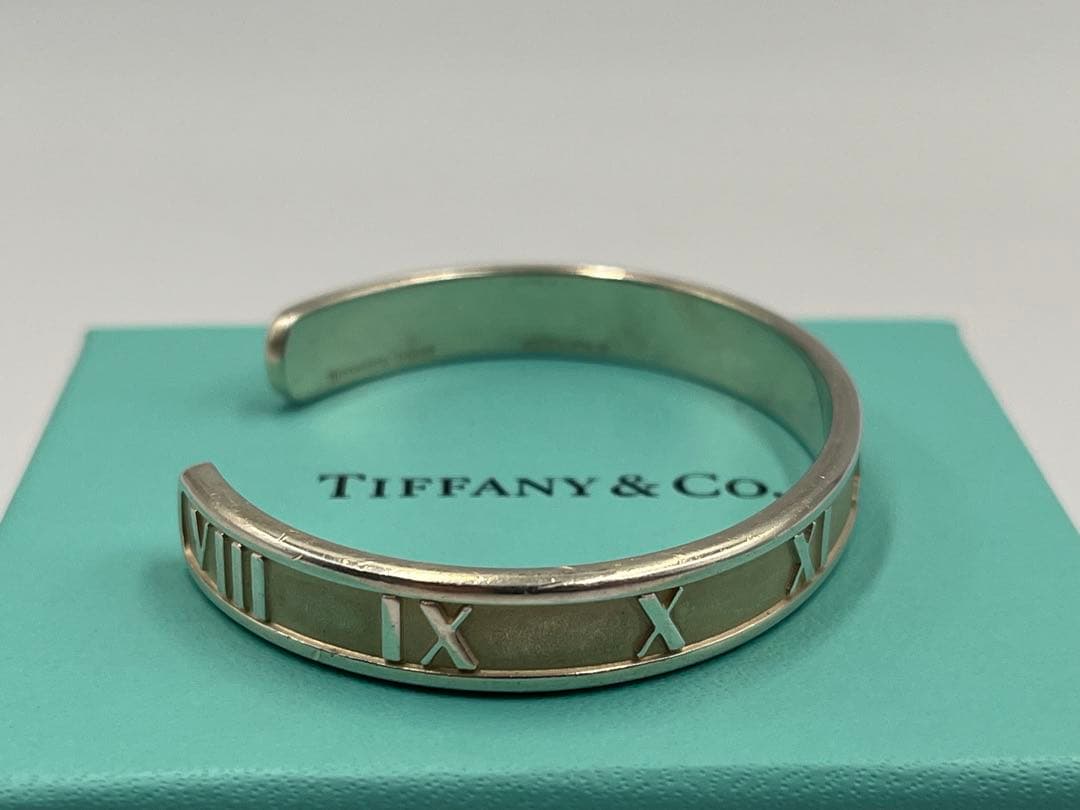 ティファニー アトラス バングル ブレスレット シルバー 925 箱・袋付き