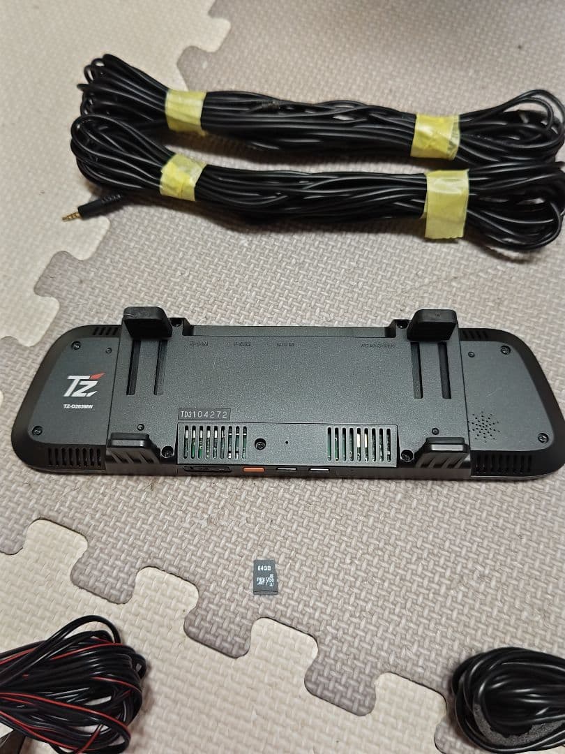 TZ ミラー型ドライブレコーダーTZ−D203MW前後独立カメラ