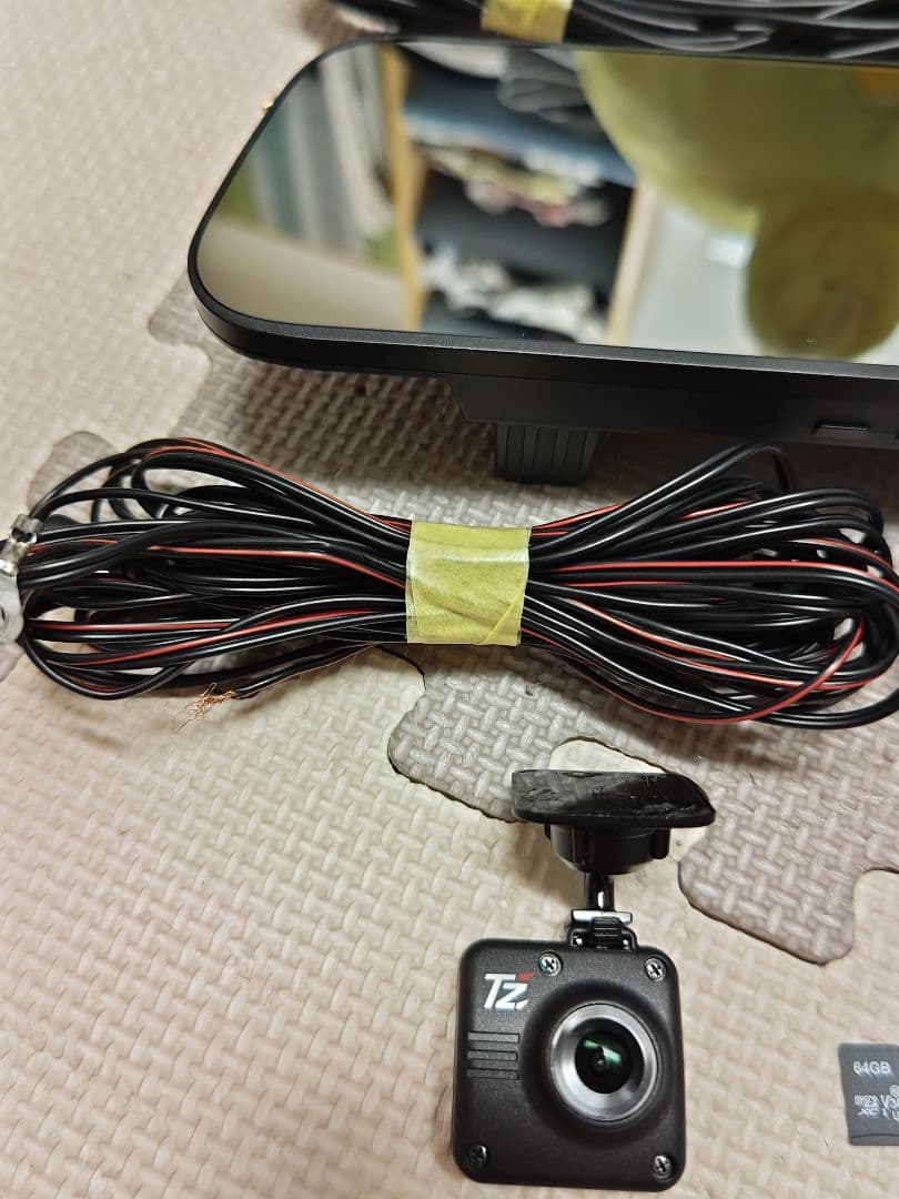 TZ ミラー型ドライブレコーダーTZ−D203MW前後独立カメラ