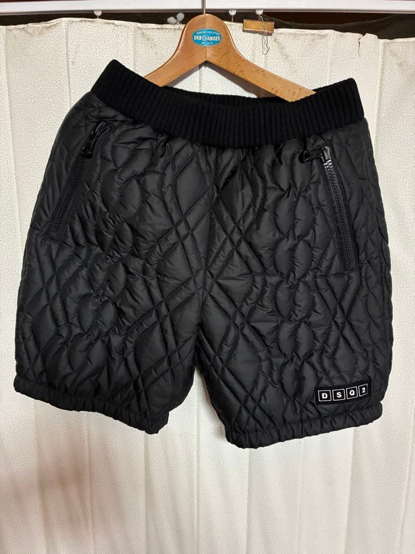 ディースクエアード DSQUARED2 キルティング　ショートパンツ ブラック