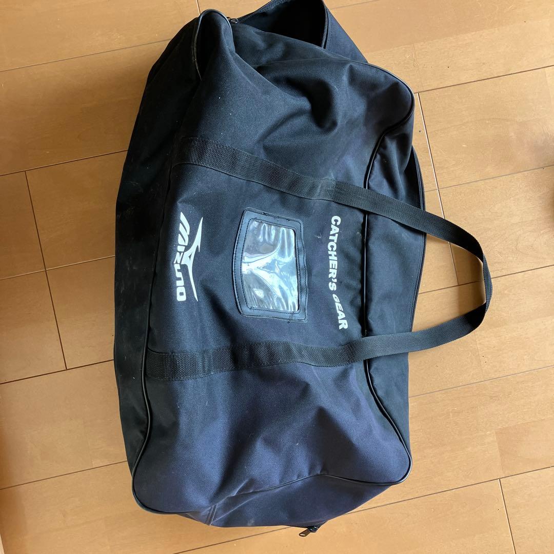 ミズノ キャッチャー用防具一式 黒
