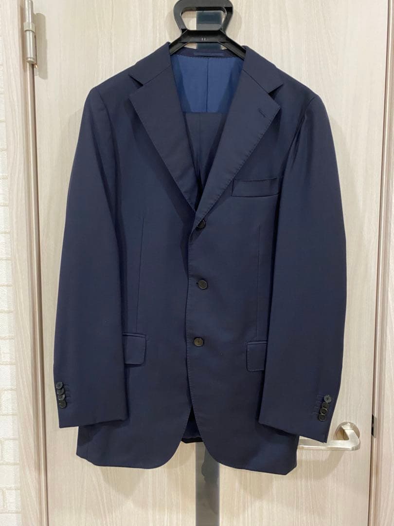 【universal language】ネイビー ビジネススーツ　Lサイズ