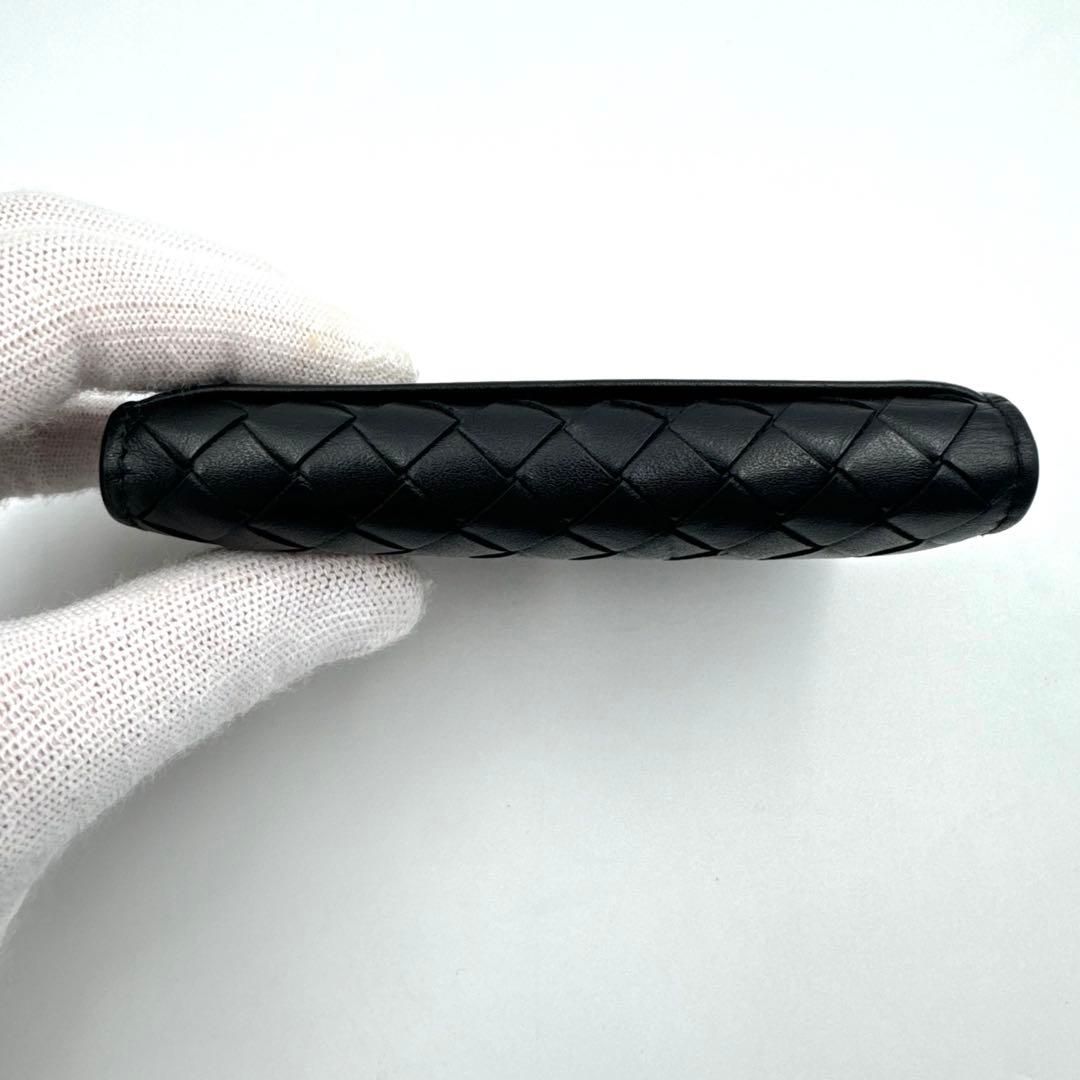 BOTTEGAVENETA 名刺入れ　ブラック　本革　イントレチャート