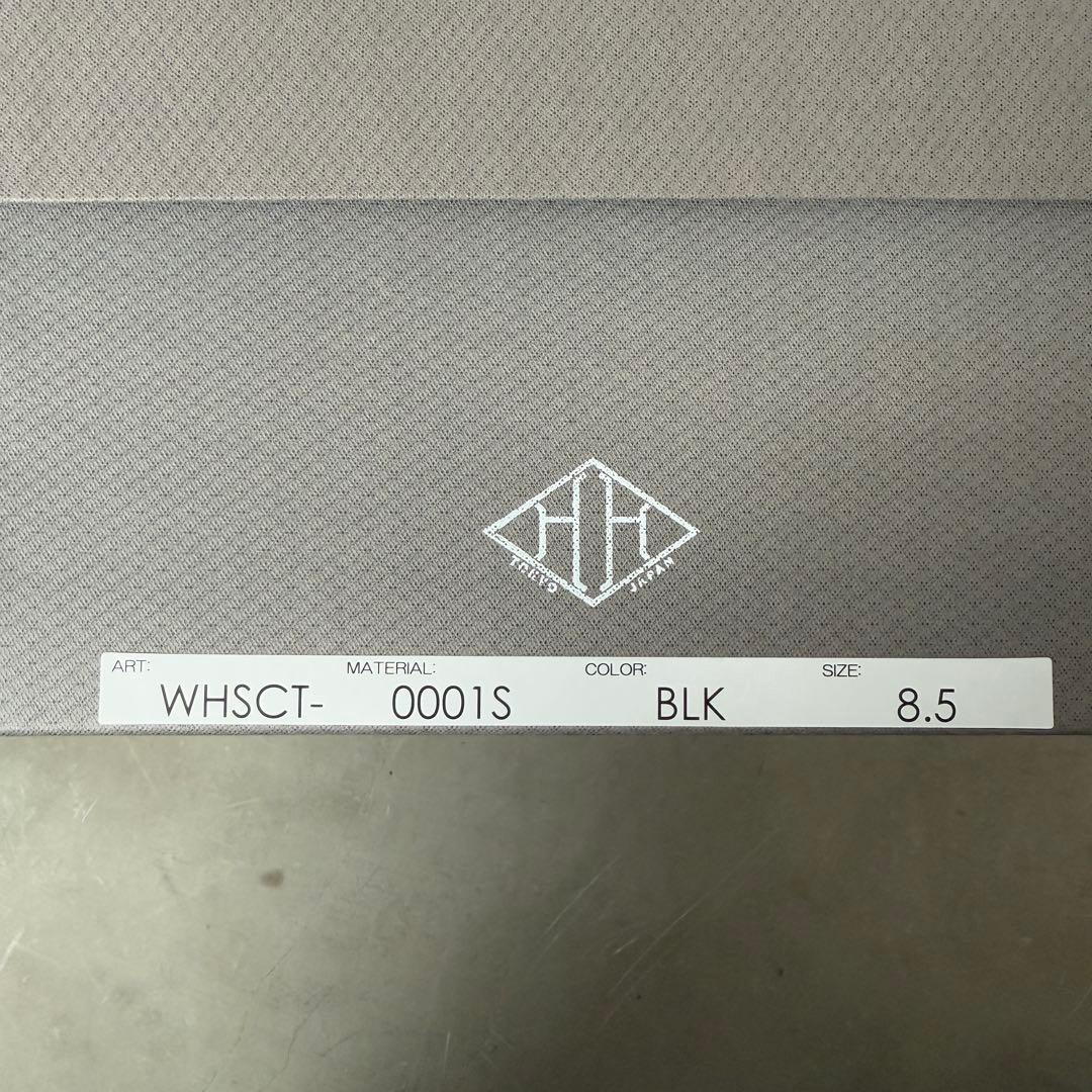 【極美品】 ダブルエイチ WHSCT-0001S スエード8.5 黒 ふにゃ男