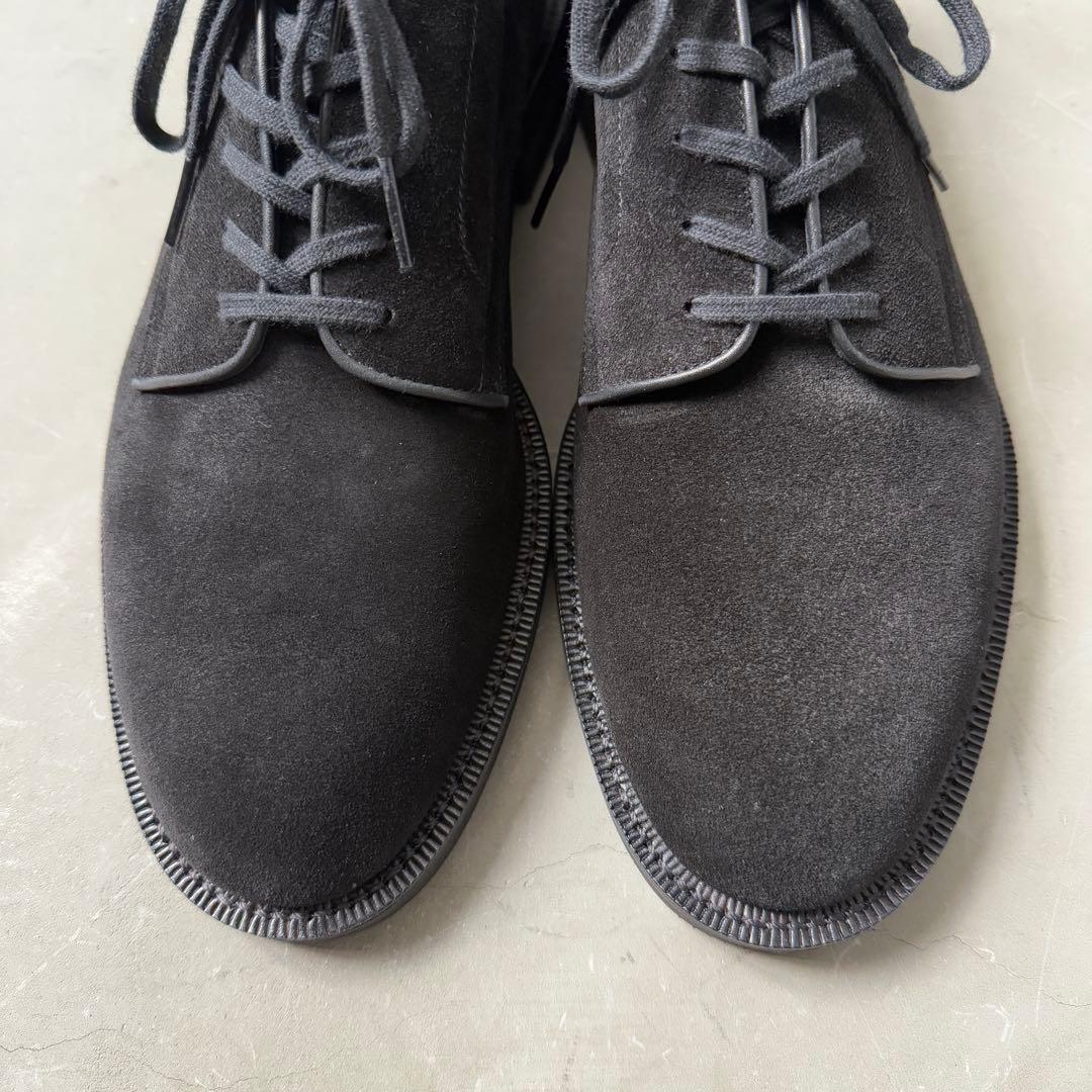 【極美品】 ダブルエイチ WHSCT-0001S スエード8.5 黒 ふにゃ男