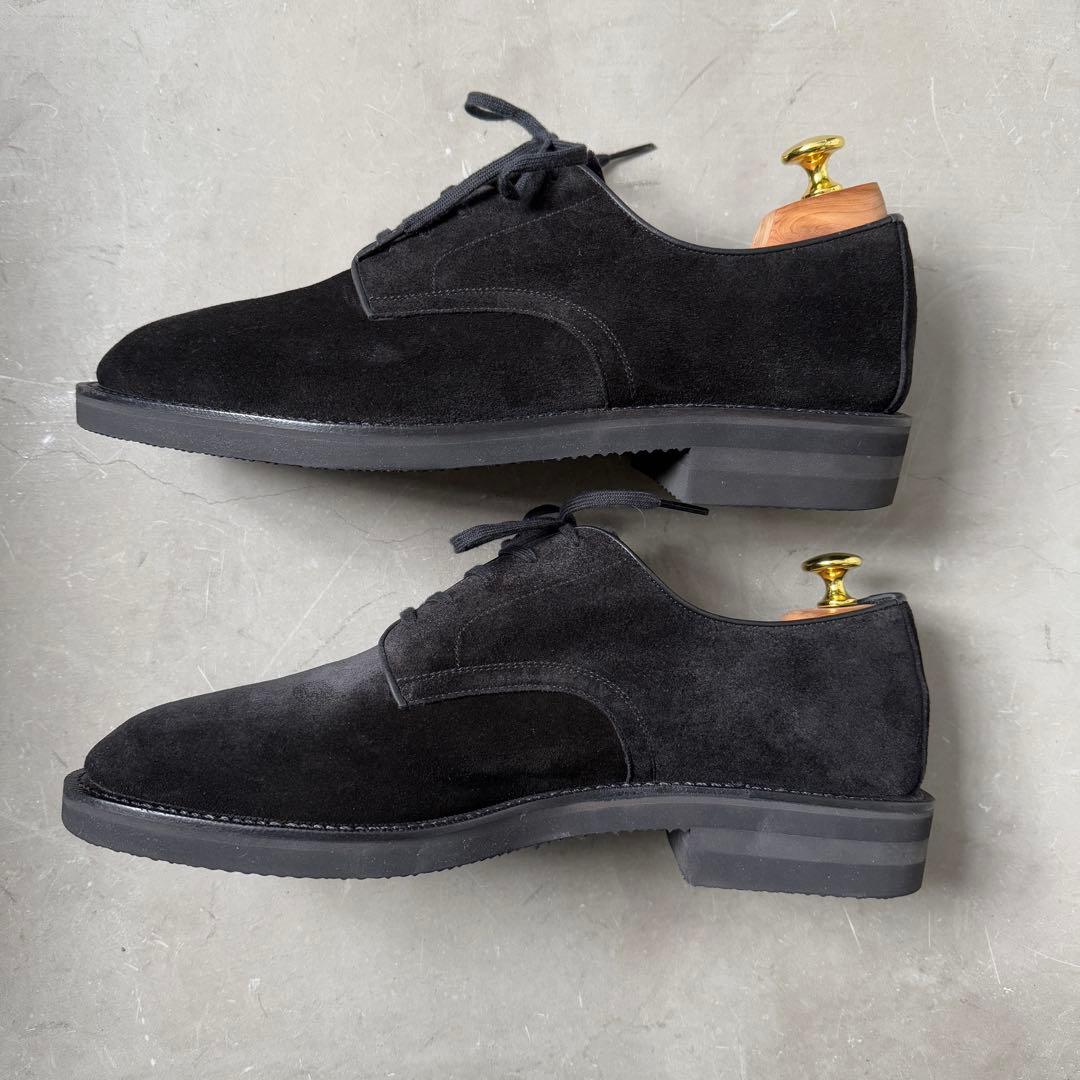 【極美品】 ダブルエイチ WHSCT-0001S スエード8.5 黒 ふにゃ男