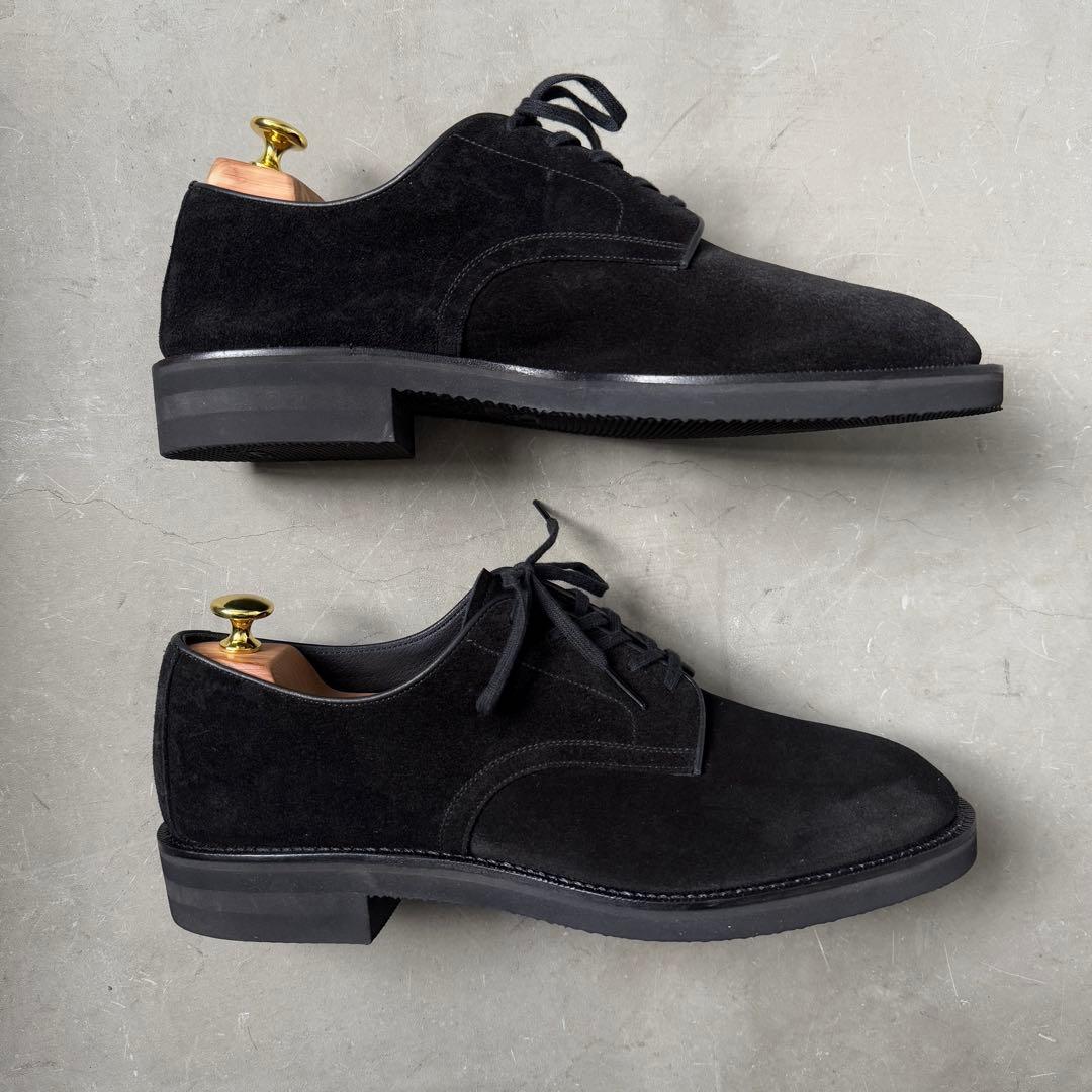 【極美品】 ダブルエイチ WHSCT-0001S スエード8.5 黒 ふにゃ男