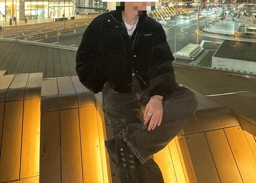 【1/4まで特別価格】Levi's SilverTab ルーズカーゴパンツ 黒