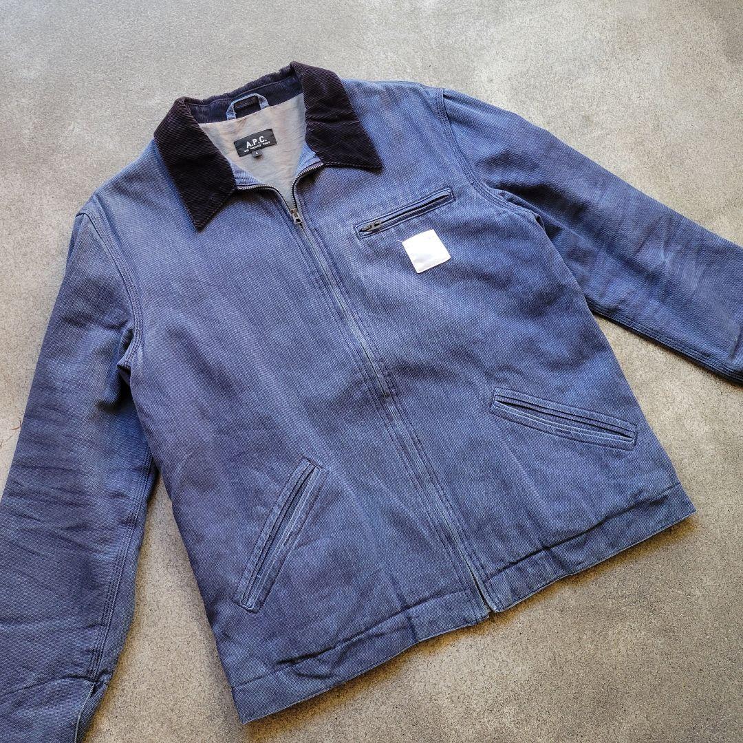 90'sA.P.C.アー・ペー・セーデトロイトジャケッCarharttネイビー