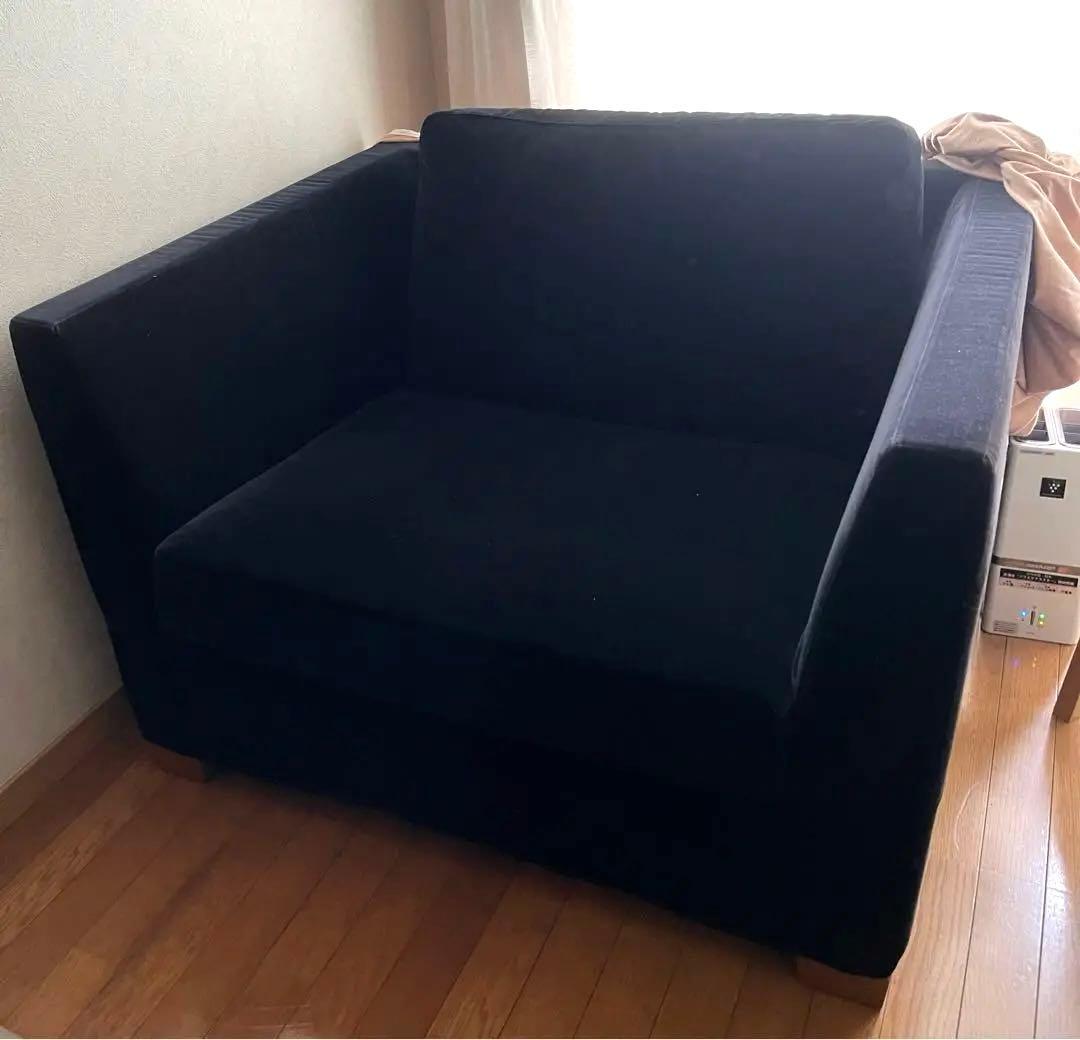 【送料込み】【匿名配送】IKEA ストックホルム　1人　ソファ（大きめ）