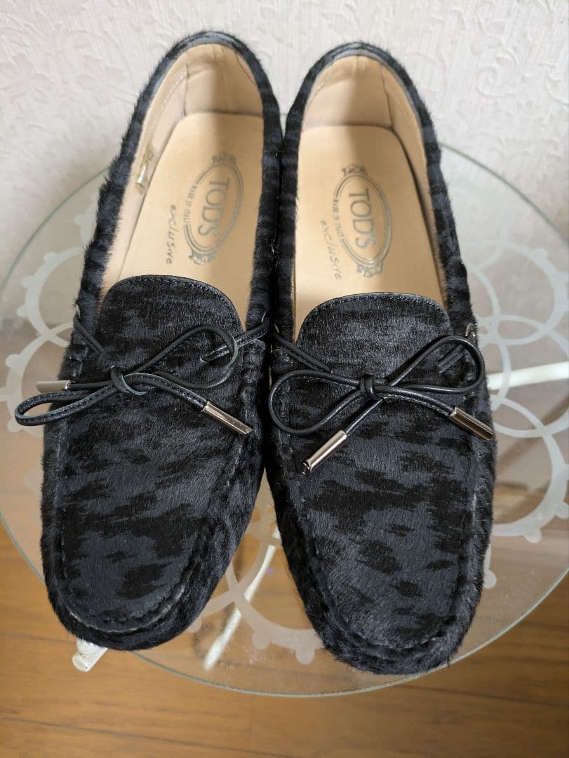 MOMOTOD'S ハラコ　ドライビングシューズ　8サイズ　美品