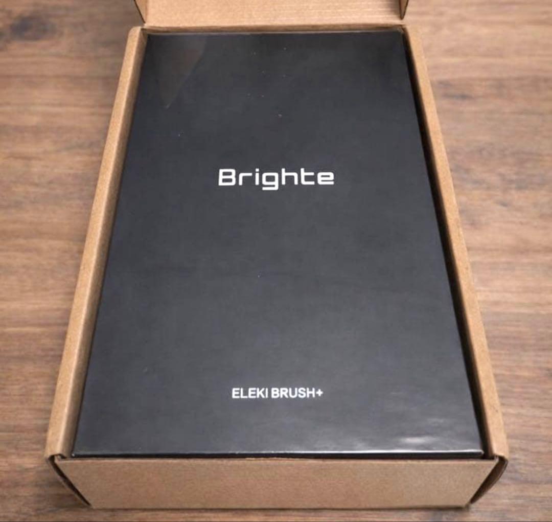 新品　ブラック　Brighte ELEKI BRUSH+ エレキブラシ プラス