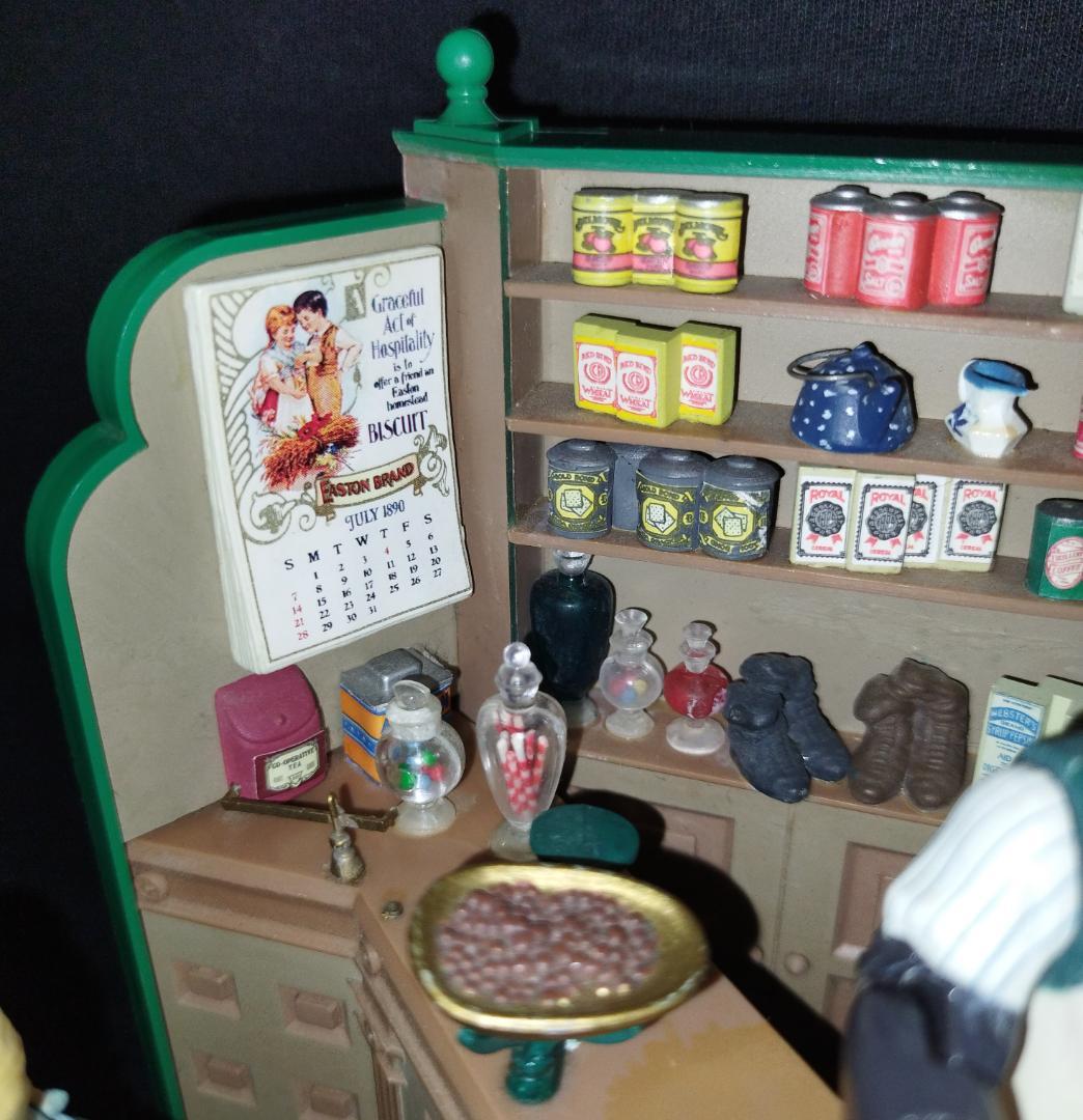 【美品】ENESCO エネスコ 電飾付最上級 オルゴール 喫茶店