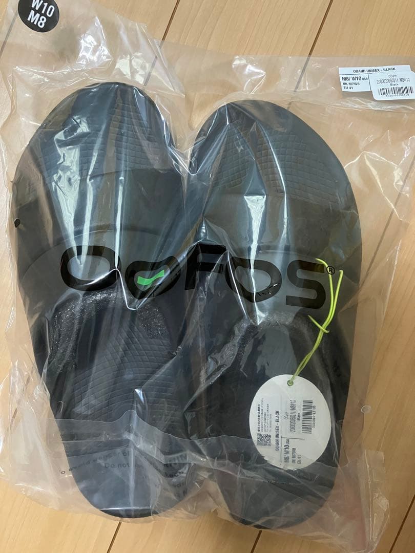 ウーフォス　ウーアー　ブラック リカバリーサンダル 27センチ