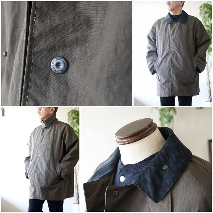 MANUAL ALPHABET マニュアルアルファベット ハーフコートM