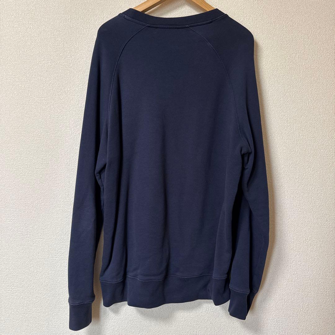 MAISON KITSUNEネイビー トレーナー