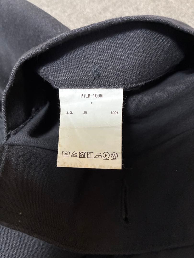 CIOTA ムラ糸バックサテン　ベイカーパンツ　サイズ:5