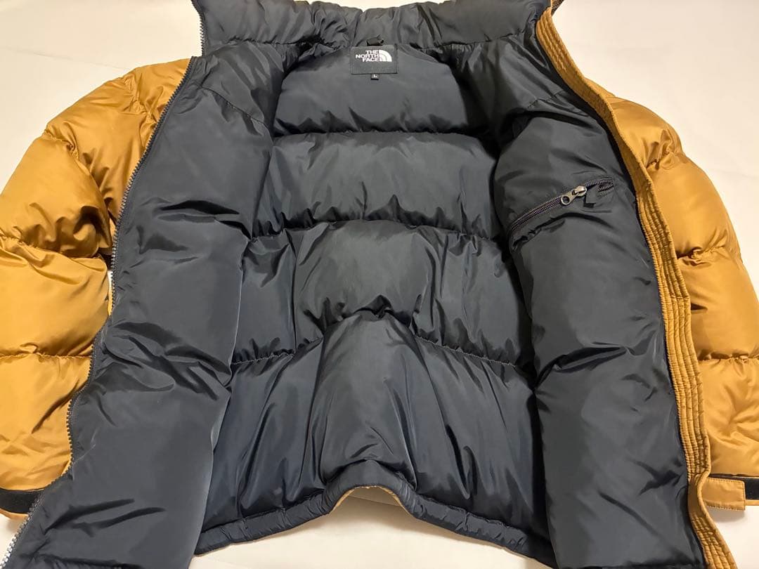 【美品】THE NORTH FACE ダウン　ヌプシ　ユーティリティブラウン