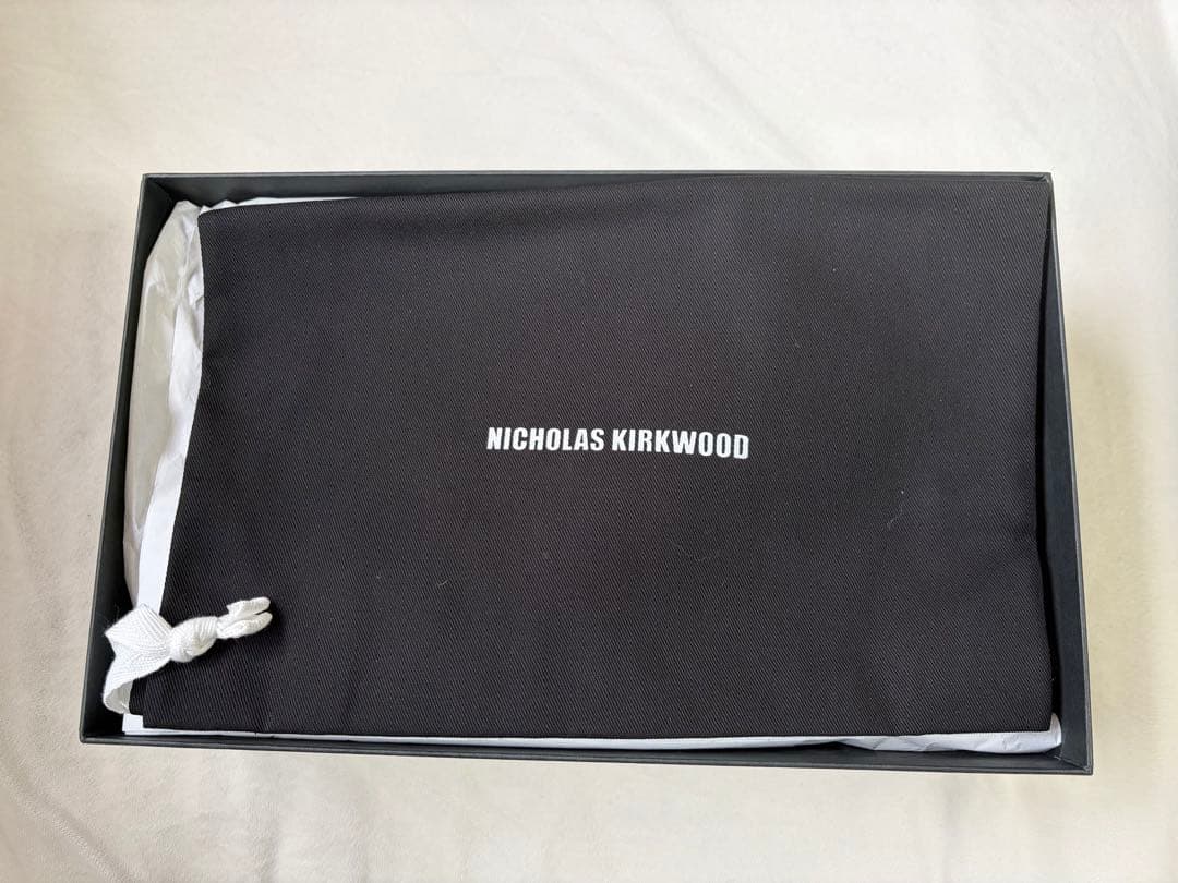 ニコラスカークウッド　パールソール　サンダル　黒　36