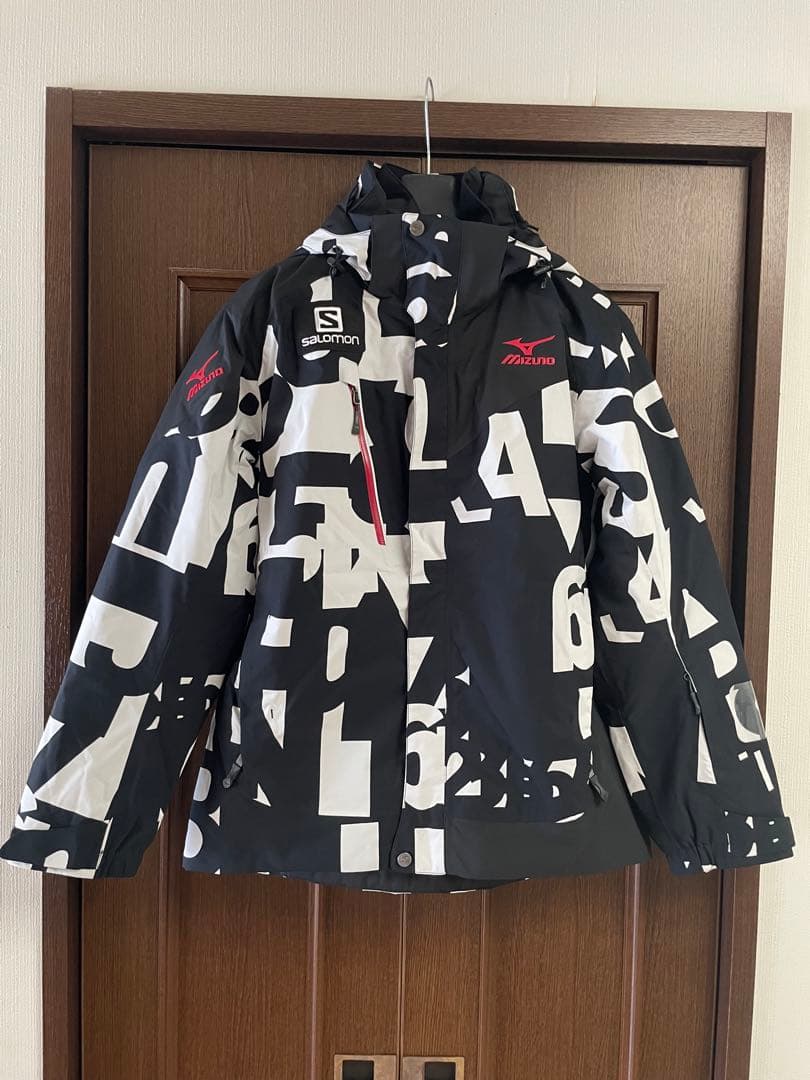 サロモンチーム　Salomon Mizuno スキーウェア ブラック/ホワイト