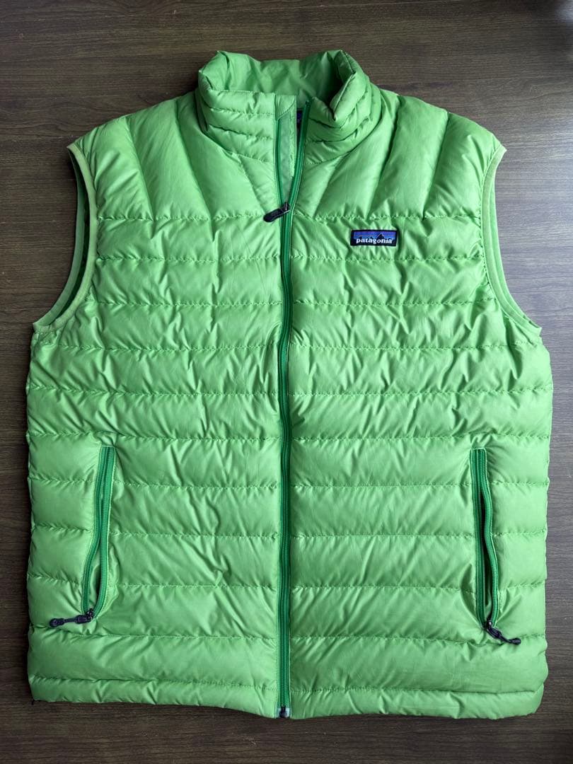 ptgn❗️Patagonia ダウンベスト ライトグリーン　M
