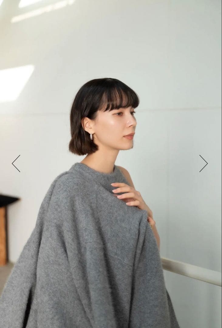 karry フォックスカシミヤ アンサンブル ニット グレー 新品未使用