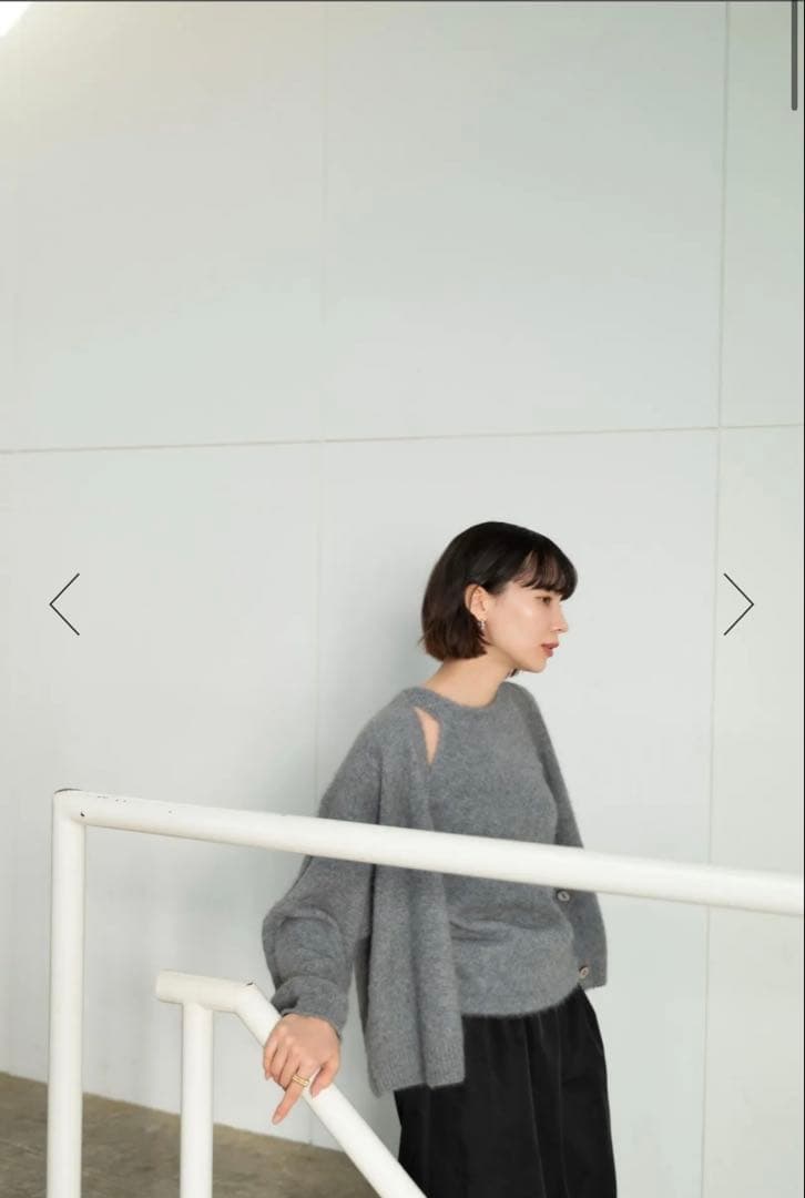 karry フォックスカシミヤ アンサンブル ニット グレー 新品未使用