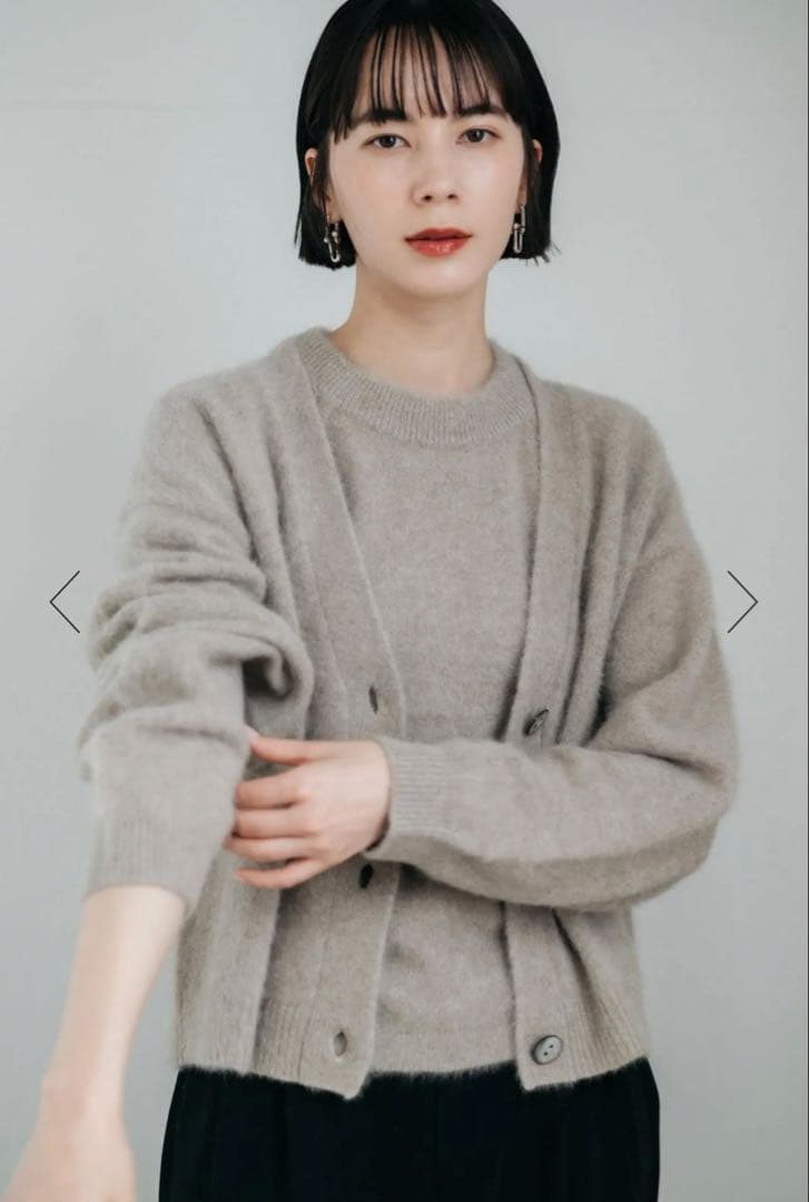 karry フォックスカシミヤ アンサンブル ニット グレー 新品未使用