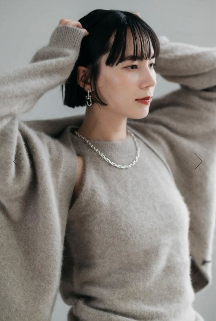 karry フォックスカシミヤ アンサンブル ニット グレー 新品未使用