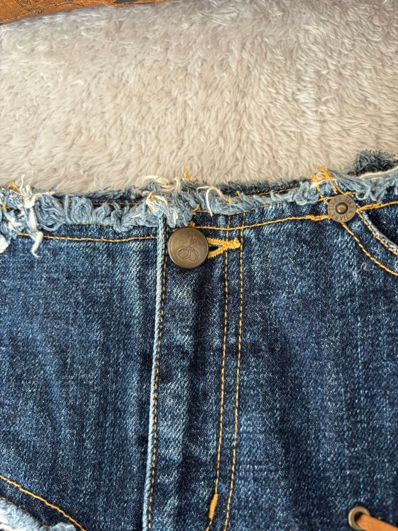 希少レアmyfavoriteTIARAティアラアニマル柄デニムミニ平成ギャル