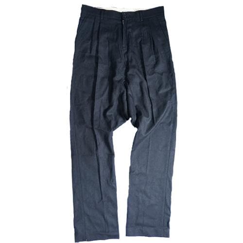 GANRYU ウールサルエルパンツ 濃紺