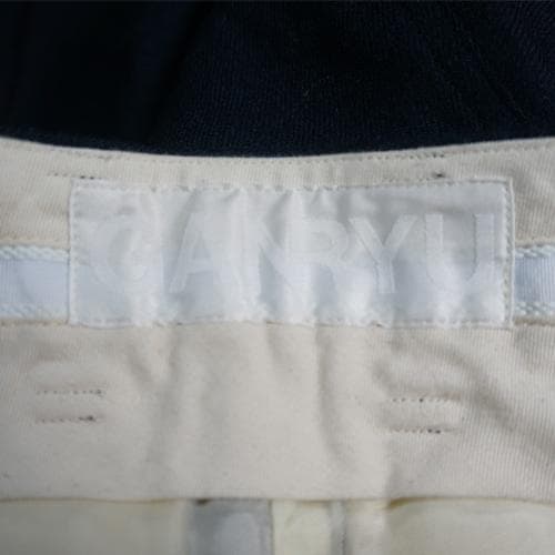 GANRYU ウールサルエルパンツ 濃紺