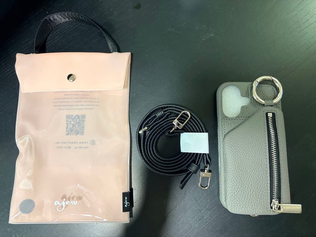 【新仕様】ajew iPhone16 16ケース グレー 新品未使用