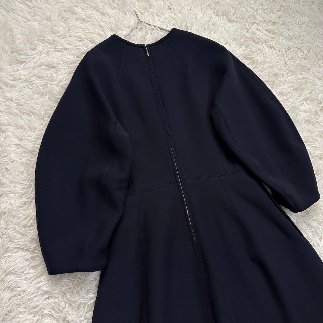 Demi-Luxe BEAMS　コンパクトシームワンピース　ネイビー　サイズ38