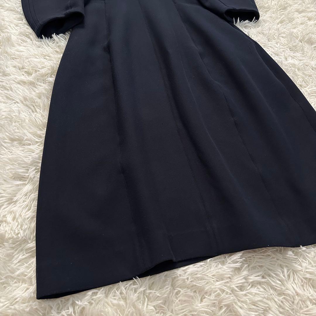 Demi-Luxe BEAMS　コンパクトシームワンピース　ネイビー　サイズ38