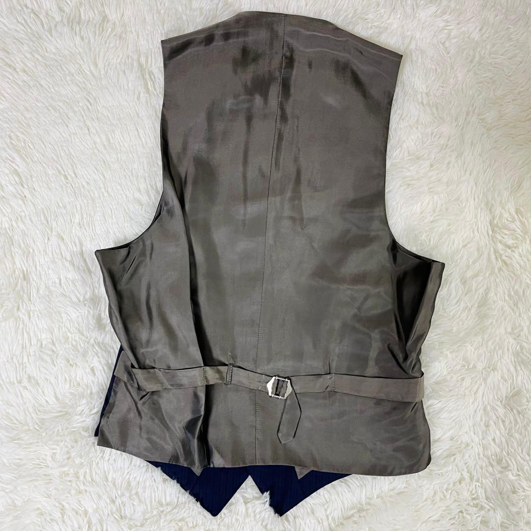 希少サイズ ユニバーサルランゲージ REDA スリーピース スーツ 紺 42