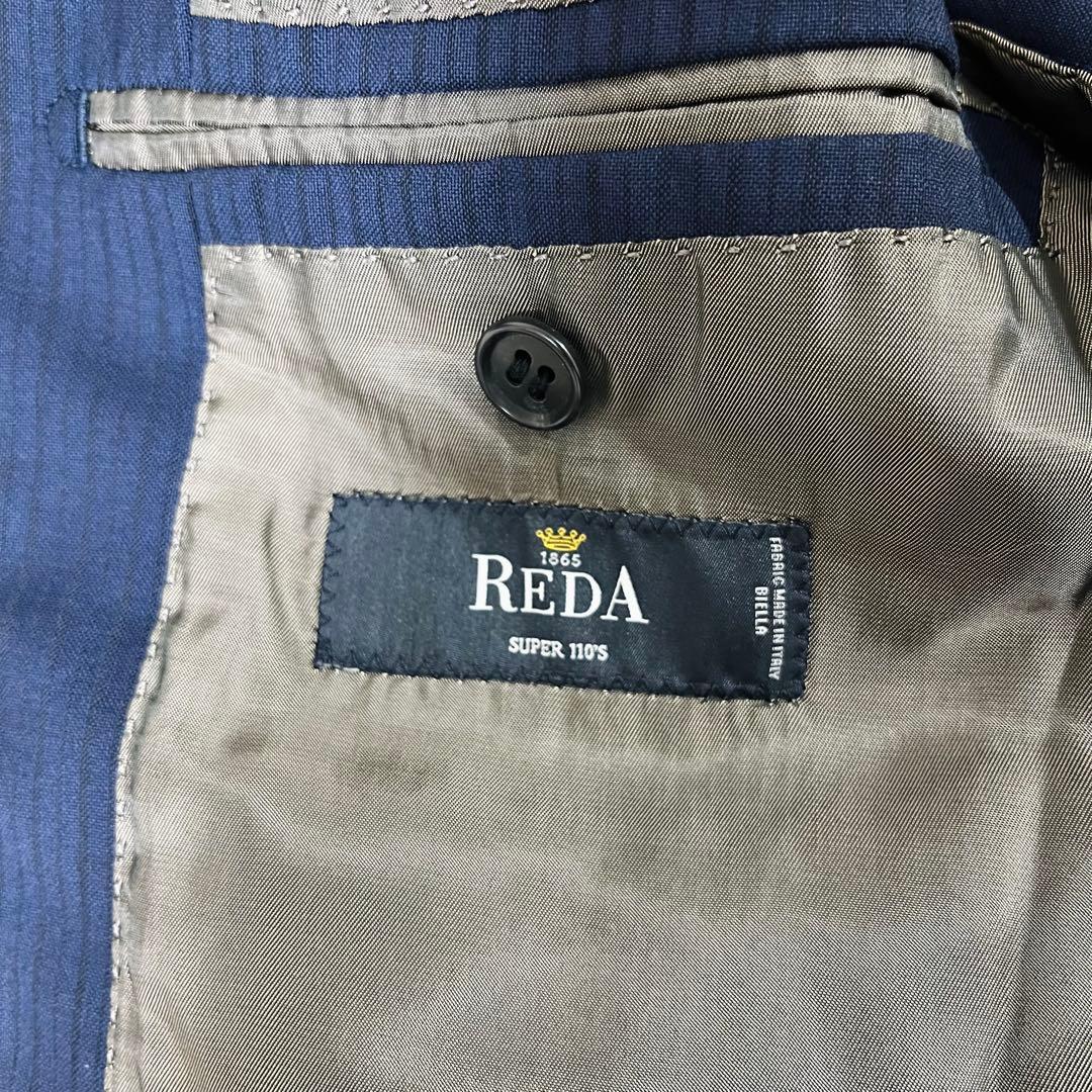 希少サイズ ユニバーサルランゲージ REDA スリーピース スーツ 紺 42