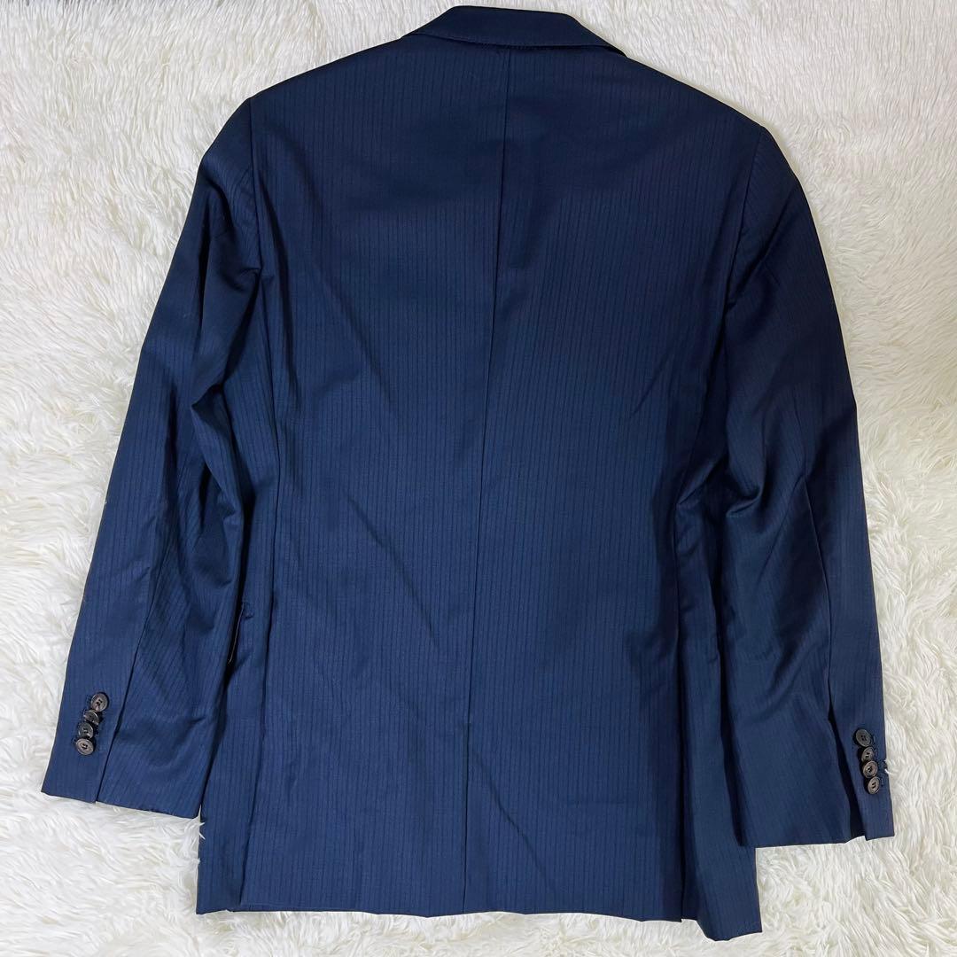 希少サイズ ユニバーサルランゲージ REDA スリーピース スーツ 紺 42