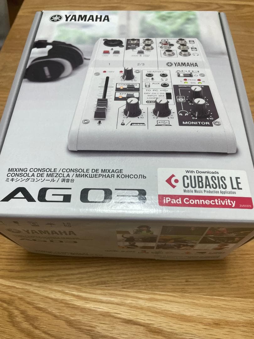 【箱・付属品あり】YAMAHA AG03 ミキシングコンソール（おまけ付）