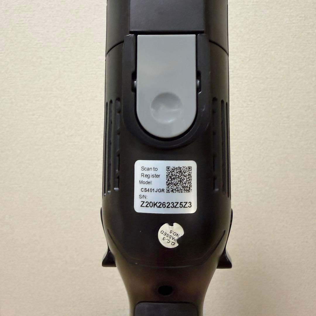 Shark コードレススティッククリーナー 本体 メタリックグレイ　CS401J