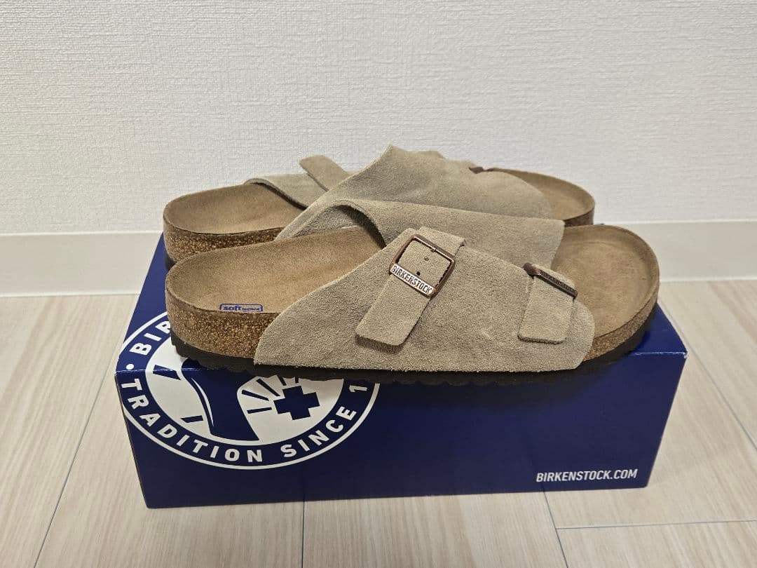 【新品/タグ/箱付き】ビルケンシュトック チューリッヒ サンダル41 26.5㎝