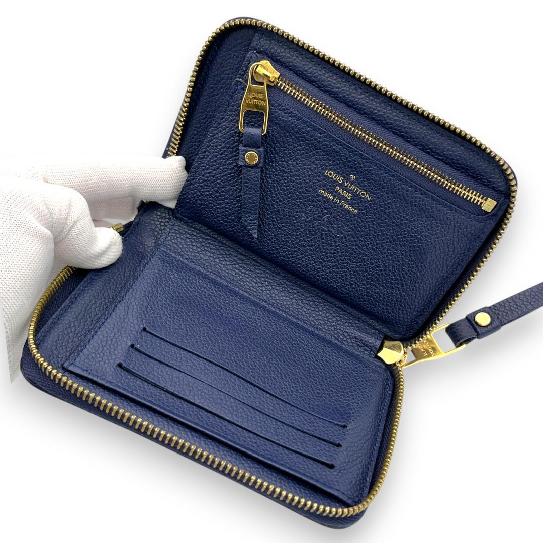 【箱袋付】ルイヴィトン アンプラント スクレット コンパクト ラウンドファスナー