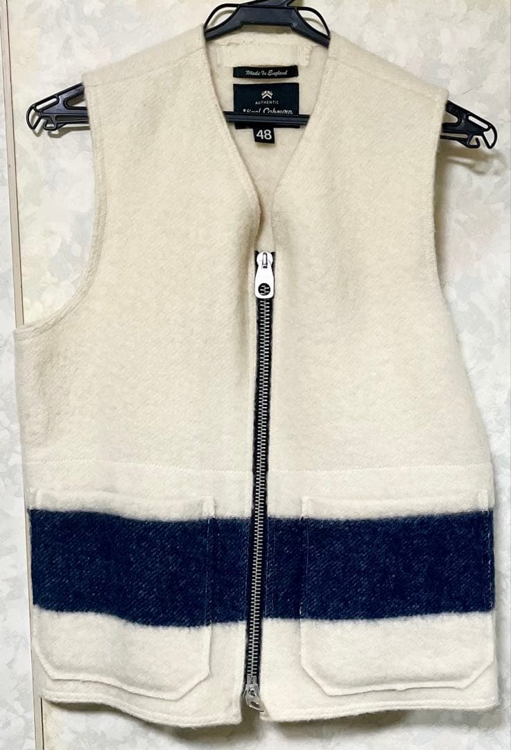 トップス ZIP OVER VEST NIGEL CABOURN 48