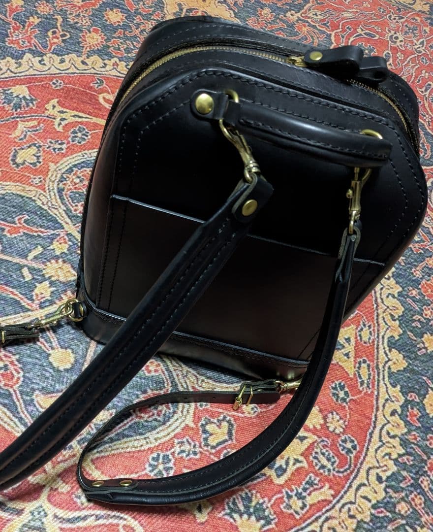 herz ヘルツ ビートルリュック(R-3) 黒色ブラック チェストベルト付き