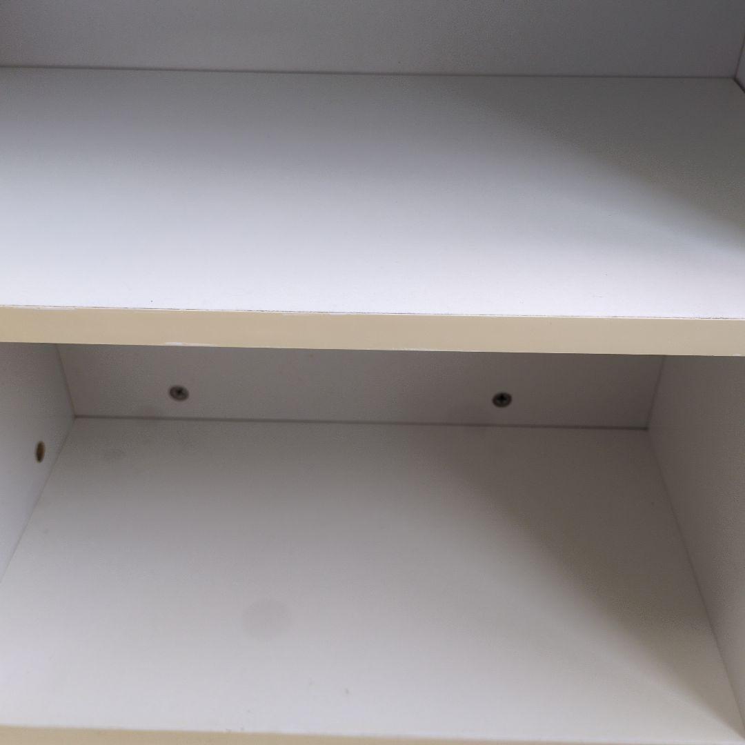 ホワイト L字型カウンターテーブル②のみ